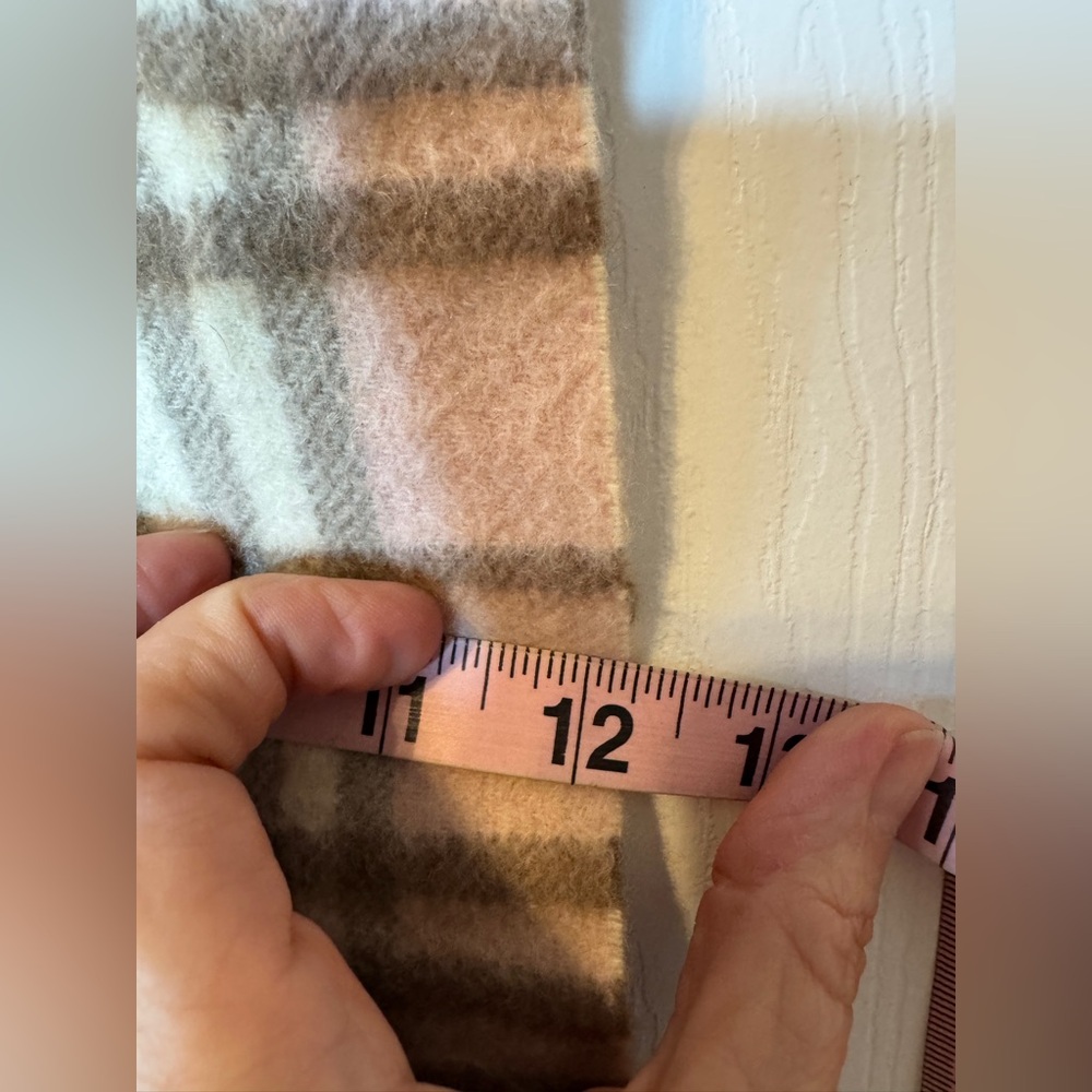 Burberry Cashmere Pink, Tan, Brown Scarf - Picture 8 of 8